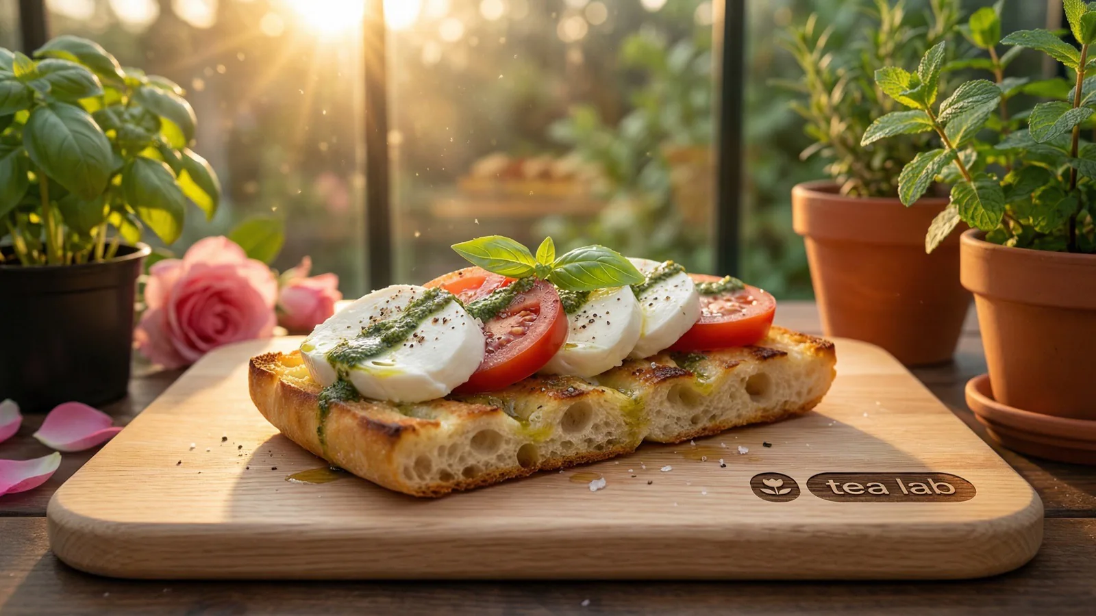 Spring Garden world — the Instagram campaign environment