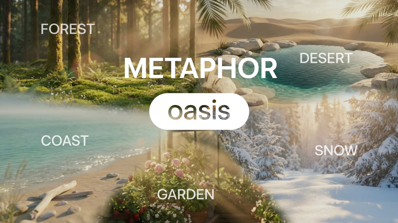 Tea Lab brand cover — forest oasis world