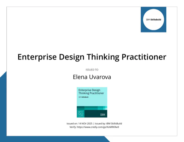 Enterprise Design Thinking Practitioner