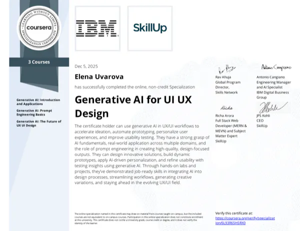 Generative AI for UI/UX Design
