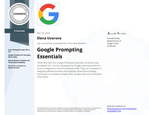 Google Prompting Essentials
