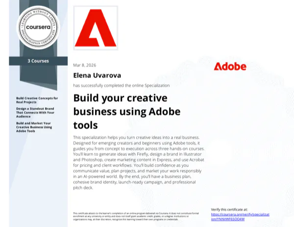 Build your creative business using Adobe