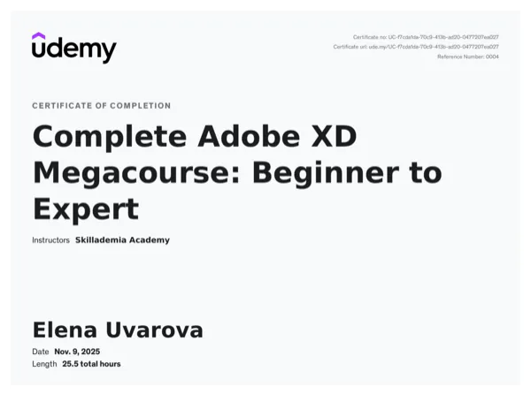 Complete Adobe XD Megacourse: Beginner to Expert
