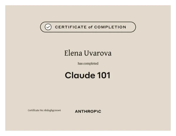 Claude 101
