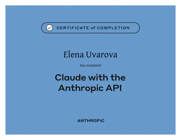 Building with the Claude API